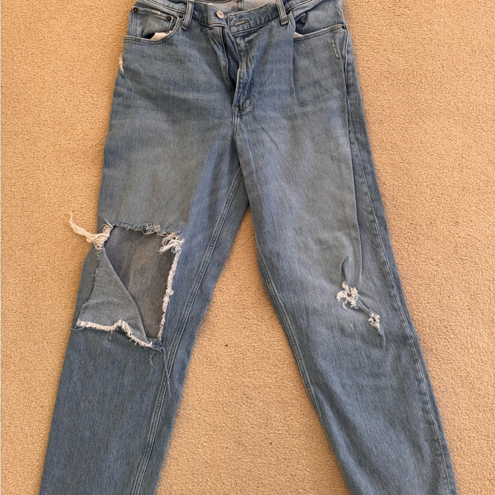 Abercrombie & Fitch Light Blue High Rise Jeans